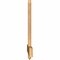 Ekena Millwork Eugene Smooth Timber Gable Bracket, Western Red Cedar, 60"W x 25"H x 1 1/2"D x 3 1/2"F, 10/12 Pitch GBW060X25X0204EUG00SWR - alternate 3